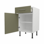 Base Drawerline 500 Assembled Kitchen Unit Agave green