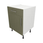 Base Drawerline 600 Assembled Kitchen Unit Agave green