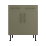 Base Drawerline 700 Assembled Kitchen Unit Agave green