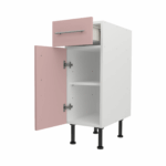 Base Drawerline 300 Assembled Kitchen Unit Rose Pink