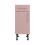 Base Drawerline 350 Assembled Kitchen Unit Rose Pink