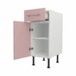 Base Drawerline 350 Assembled Kitchen Unit Rose Pink