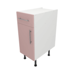 Base Drawerline 350 Assembled Kitchen Unit Rose Pink