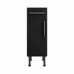 Base Drawerline 300 Assembled Kitchen Unit Matt Black