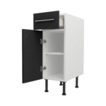 Base Drawerline 300 Assembled Kitchen Unit Matt Black