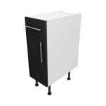 Base Drawerline 300 Assembled Kitchen Unit Matt Black
