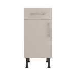 Base Drawerline 400 Assembled Kitchen Unit Matt Cashmere