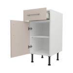 Base Drawerline 400 Assembled Kitchen Unit Matt Cashmere