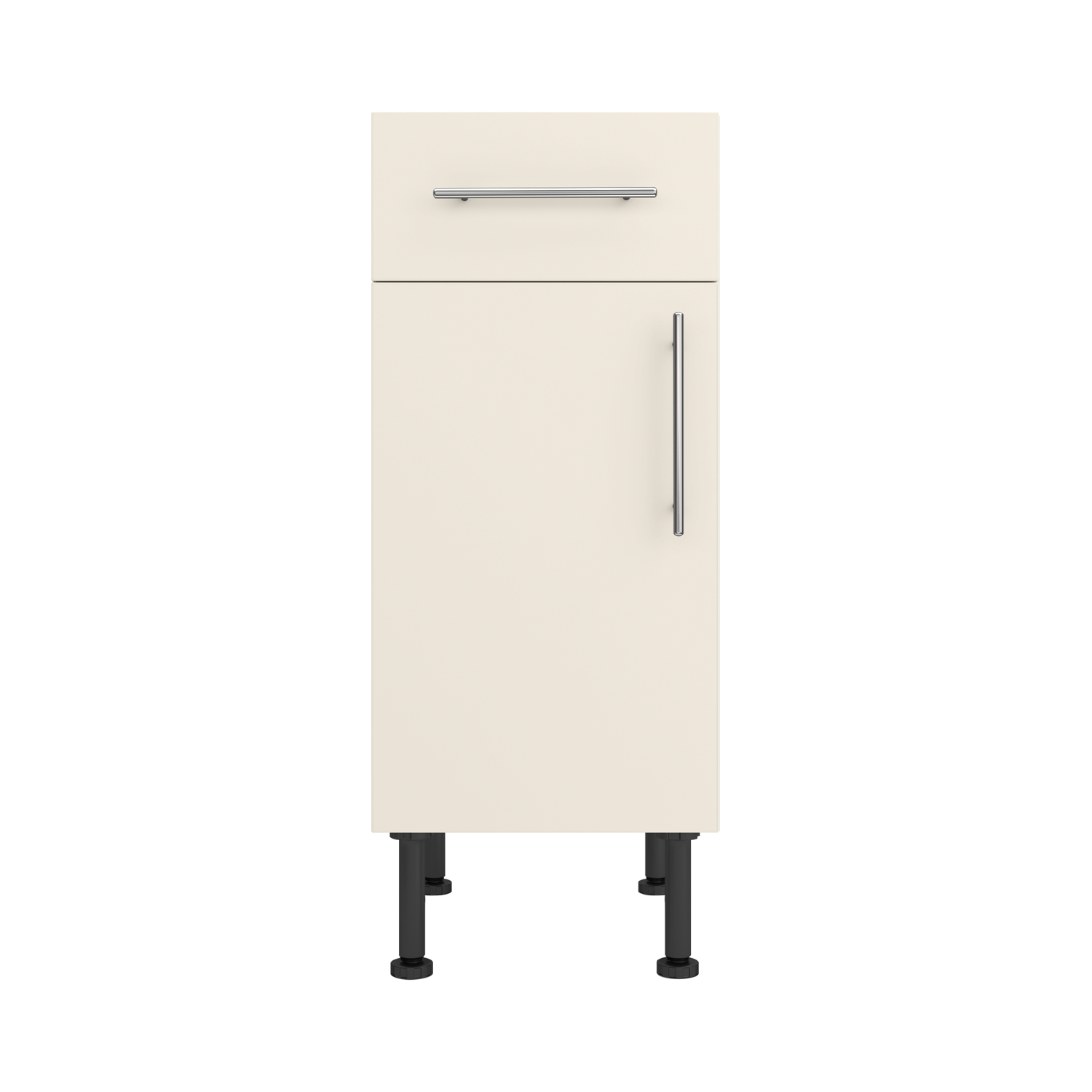 Base Drawerline 350 Assembled Kitchen Unit matt cream