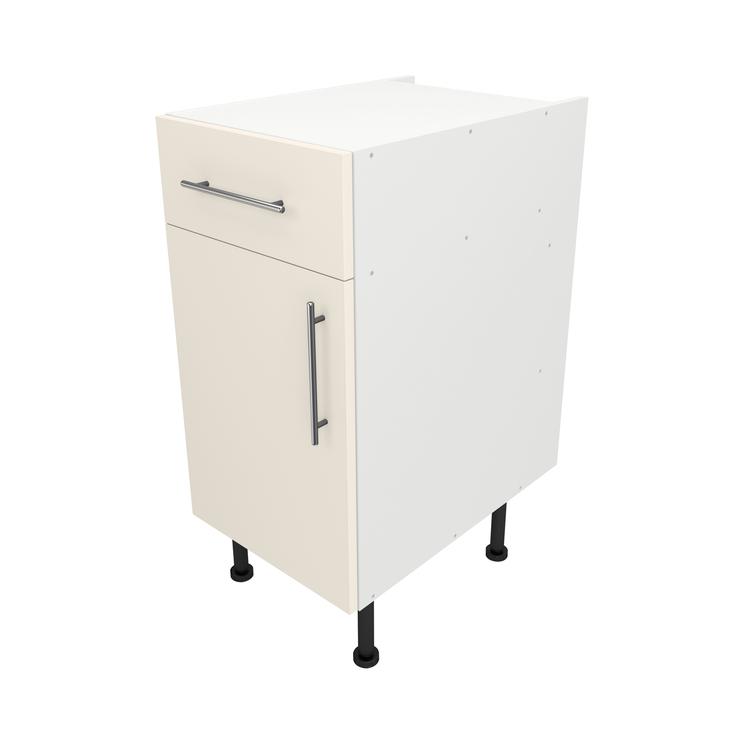 Base Drawerline 400 Assembled Kitchen Unit matt cream