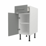 Base Drawerline 350 Assembled Kitchen Unit matt dust grey