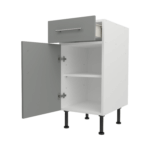 Base Drawerline 400 Assembled Kitchen Unit matt dust grey