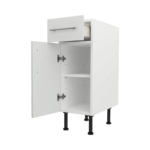 Base Drawerline 300 Assembled Kitchen Unit matt light grey