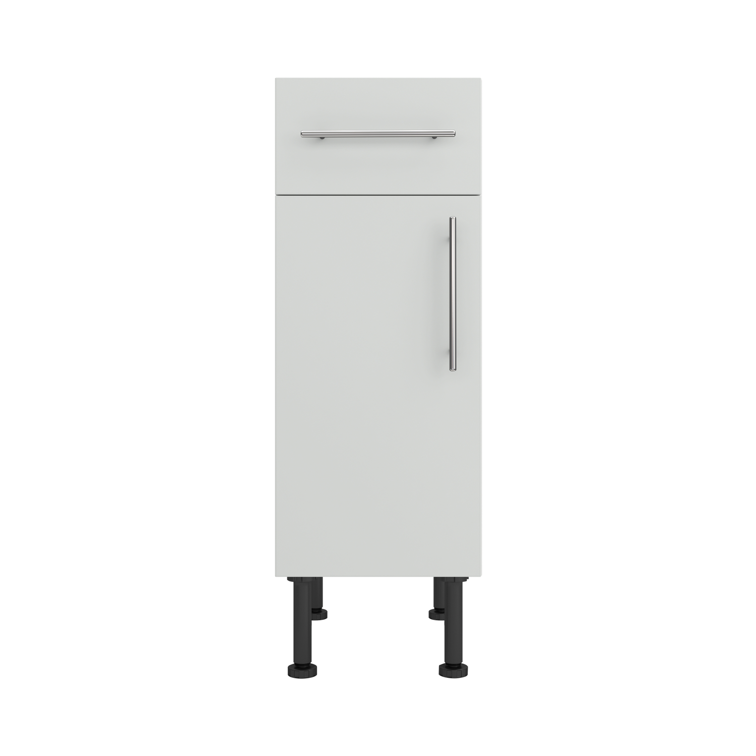Base Drawerline 300 Assembled Kitchen Unit matt light grey