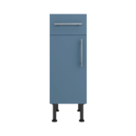 Base Drawerline 300 Assembled Kitchen Unit Matt Misty Blue