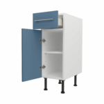 Base Drawerline 300 Assembled Kitchen Unit Matt Misty Blue