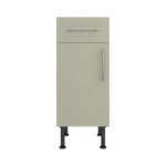 Base Drawerline 350 Assembled Kitchen Unit Matt Sage Green