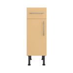 Base Drawerline 300 Assembled Kitchen Unit Matt Sand Yellow