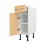 Base Drawerline 300 Assembled Kitchen Unit Matt Sand Yellow
