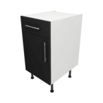 Base Drawerline 450 Assembled Kitchen Unit Matt Black