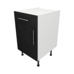 Base Drawerline 500 Assembled Kitchen Unit Matt Black