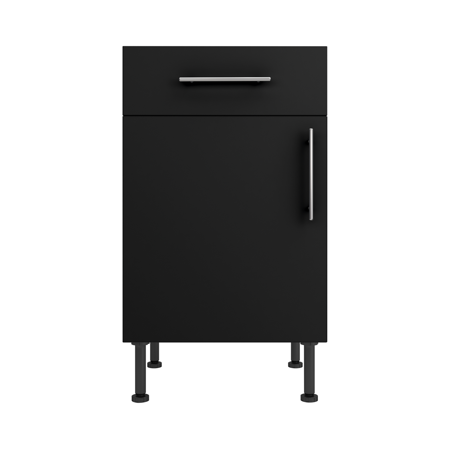 Base Drawerline 500 Assembled Kitchen Unit Matt Black
