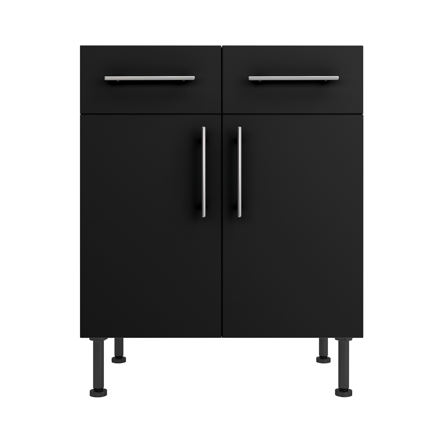 Base Drawerline 700 Assembled Kitchen Unit Matt Black