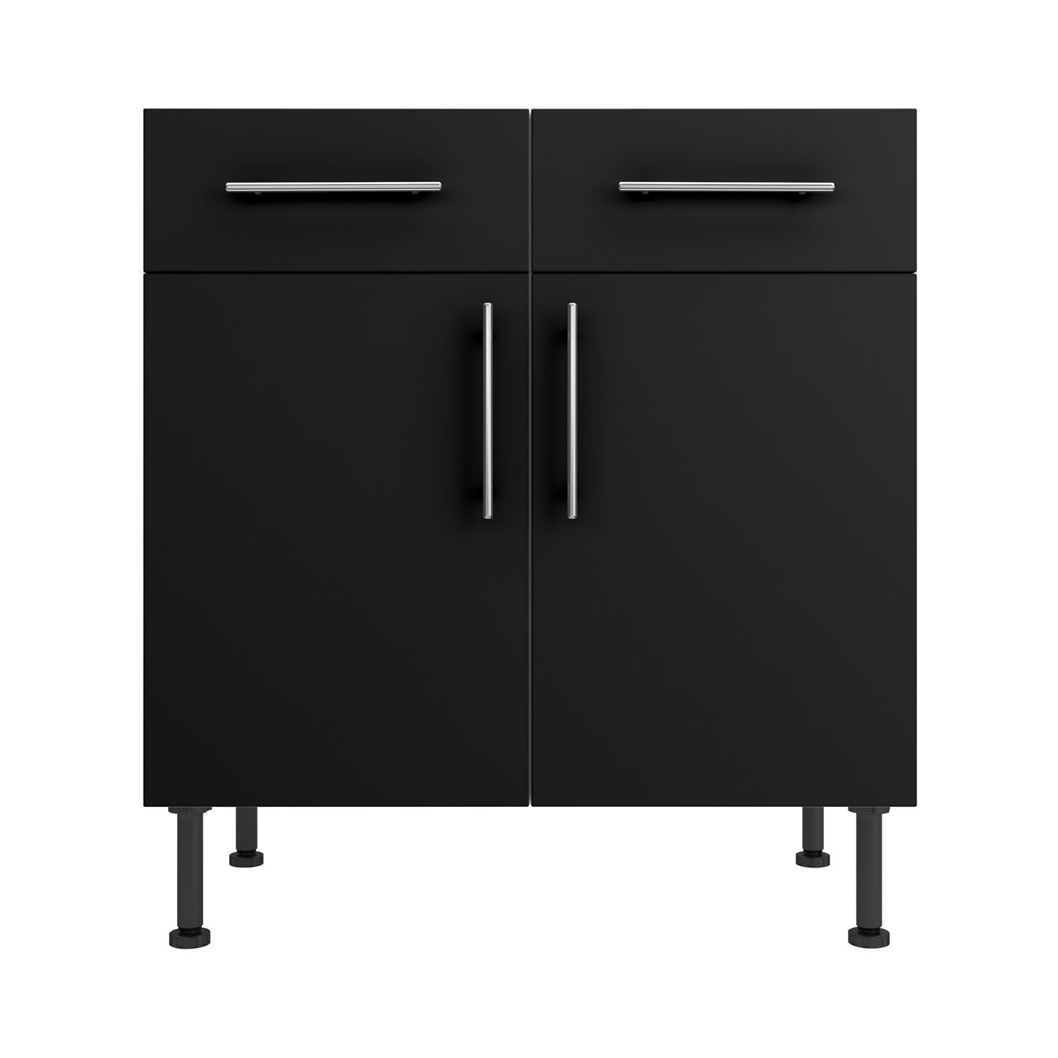 Base Drawerline 800 Assembled Kitchen Unit Matt Black