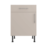 Base Drawerline 600 Assembled Kitchen Unit Matt Cashmere