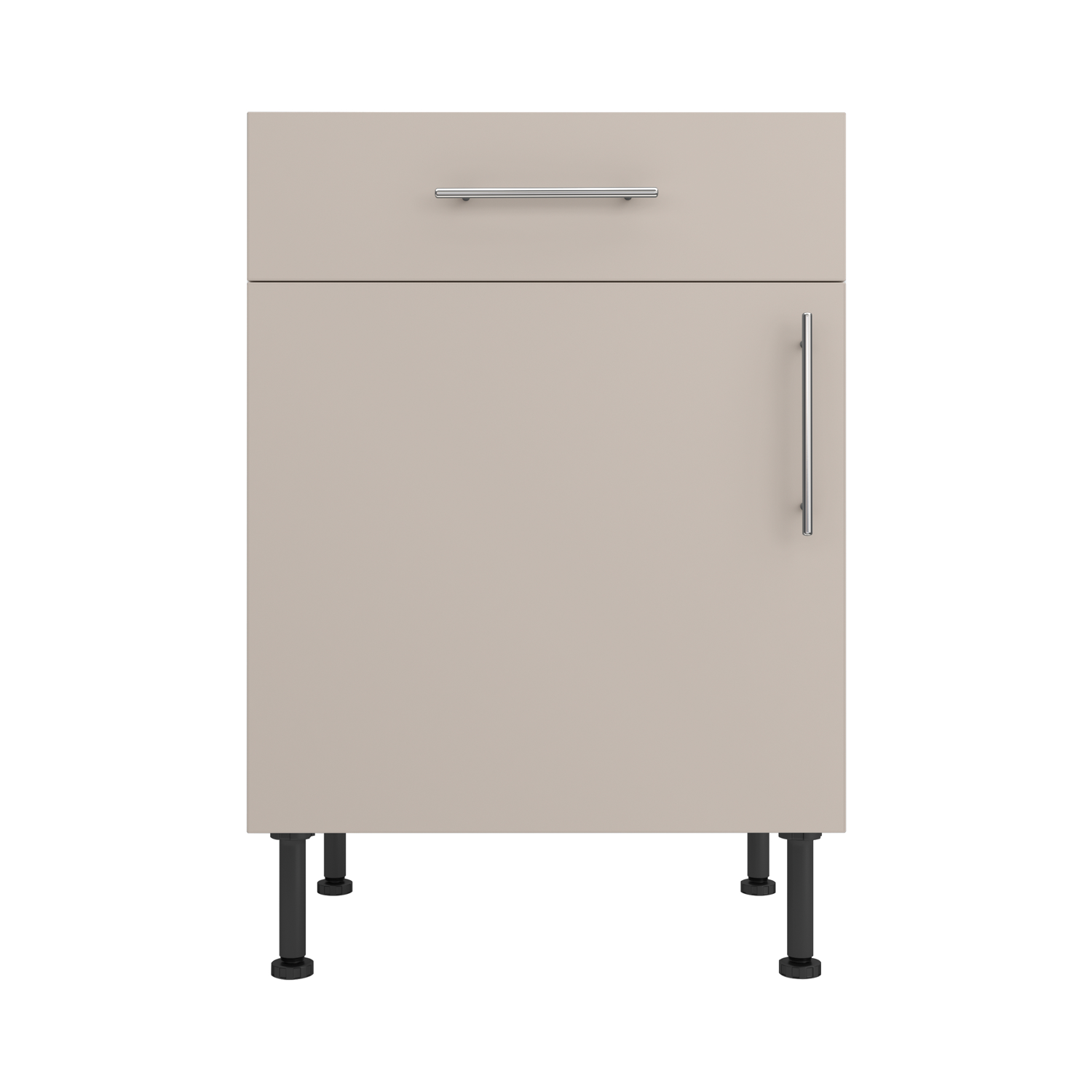 Base Drawerline 600 Assembled Kitchen Unit Matt Cashmere