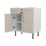 Base Drawerline 700 Assembled Kitchen Unit Matt Cashmere