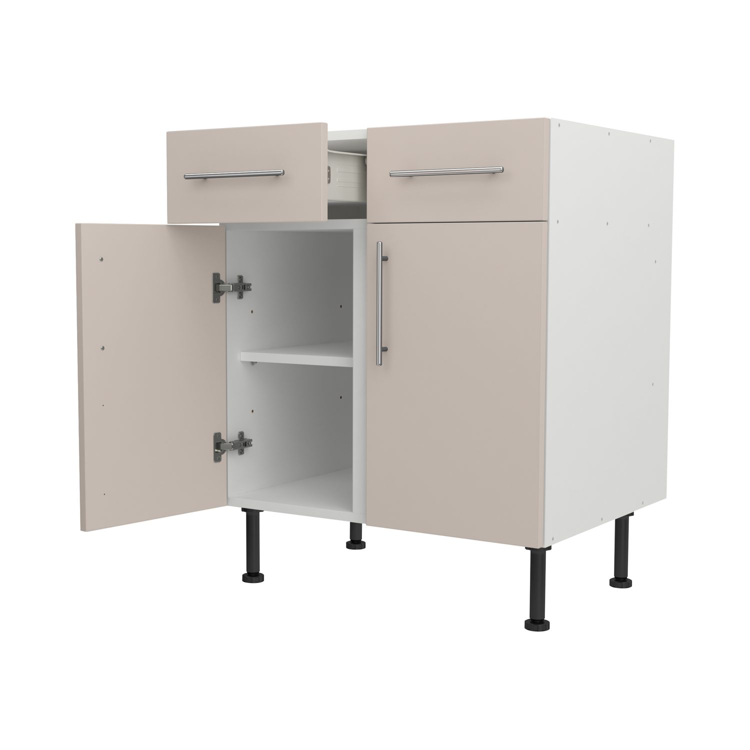 Base Drawerline 700 Assembled Kitchen Unit Matt Cashmere