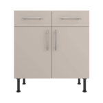 Base Drawerline 800 Assembled Kitchen Unit Matt Cashmere