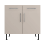 Base Drawerline 900 Assembled Kitchen Unit Matt Cashmere