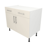 Base Drawerline 1000 Assembled Kitchen Unit matt cream