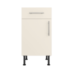 Base Drawerline 450 Assembled Kitchen Unit matt cream