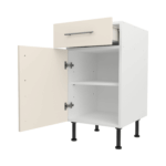 Base Drawerline 450 Assembled Kitchen Unit matt cream