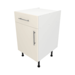Base Drawerline 500 Assembled Kitchen Unit matt cream