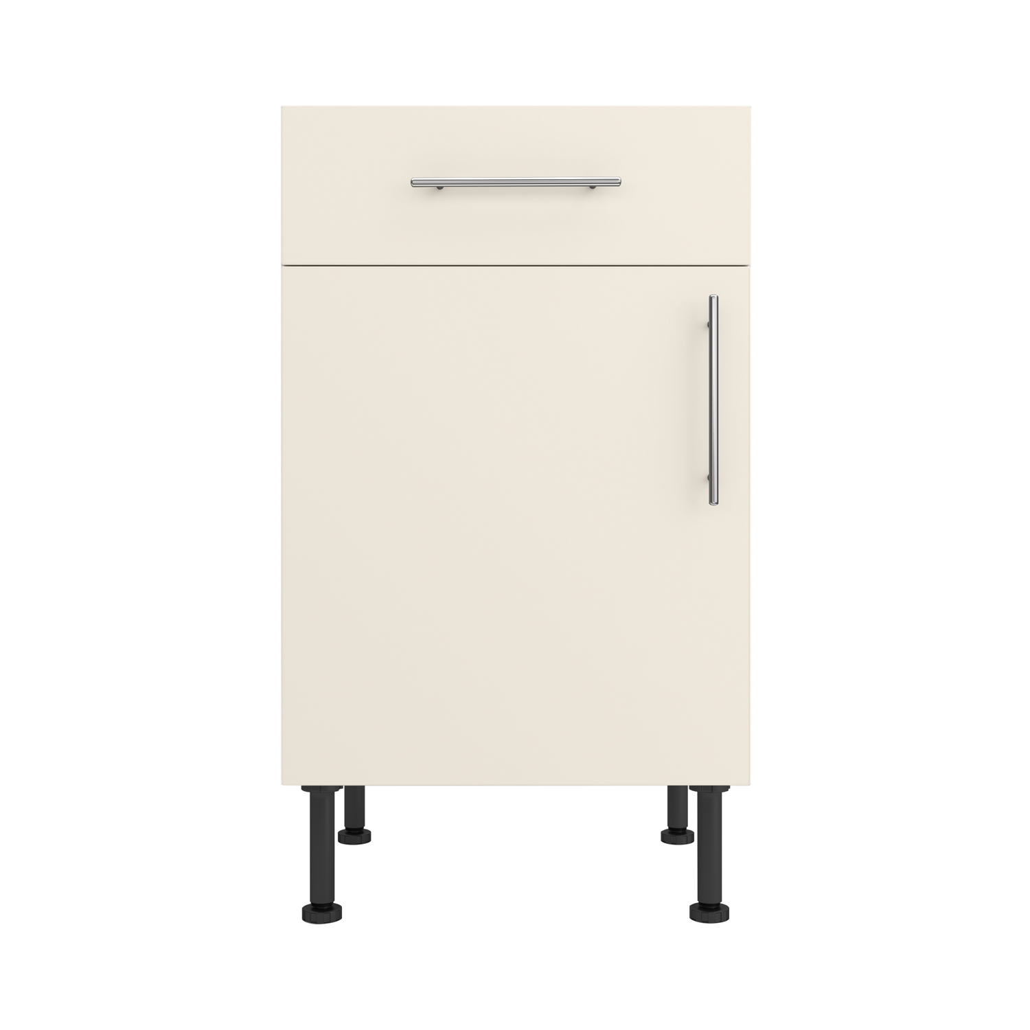 Base Drawerline 500 Assembled Kitchen Unit matt cream