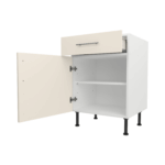 Base Drawerline 600 Assembled Kitchen Unit matt cream