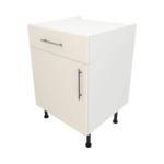 Base Drawerline 600 Assembled Kitchen Unit matt cream