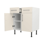 Base Drawerline 700 Assembled Kitchen Unit matt cream
