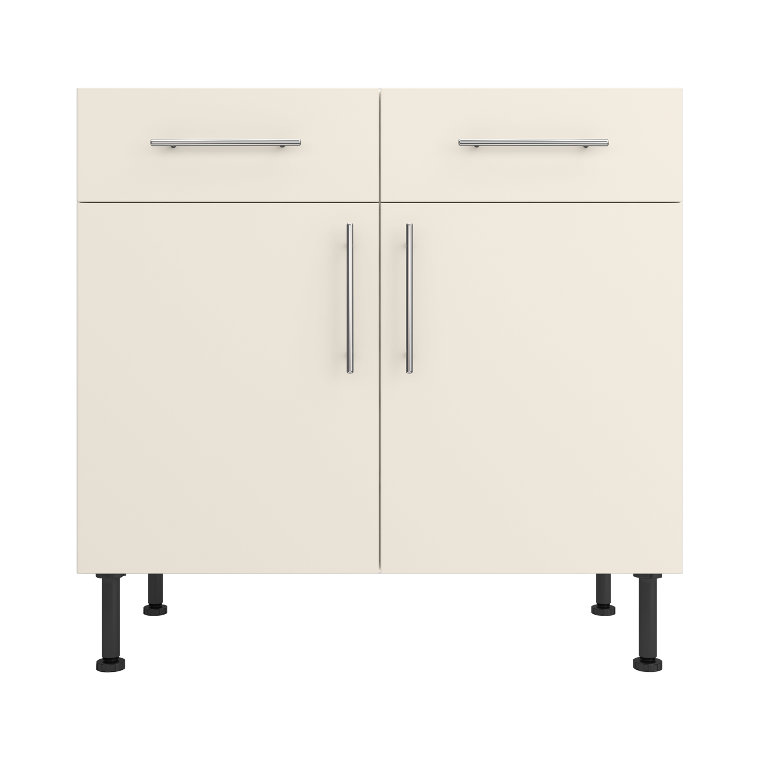Base Drawerline 900 Assembled Kitchen Unit matt cream