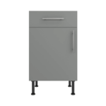 Base Drawerline 500 Assembled Kitchen Unit matt dust grey