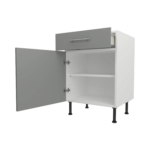 Base Drawerline 600 Assembled Kitchen Unit matt dust grey
