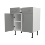 Base Drawerline 700 Assembled Kitchen Unit matt dust grey