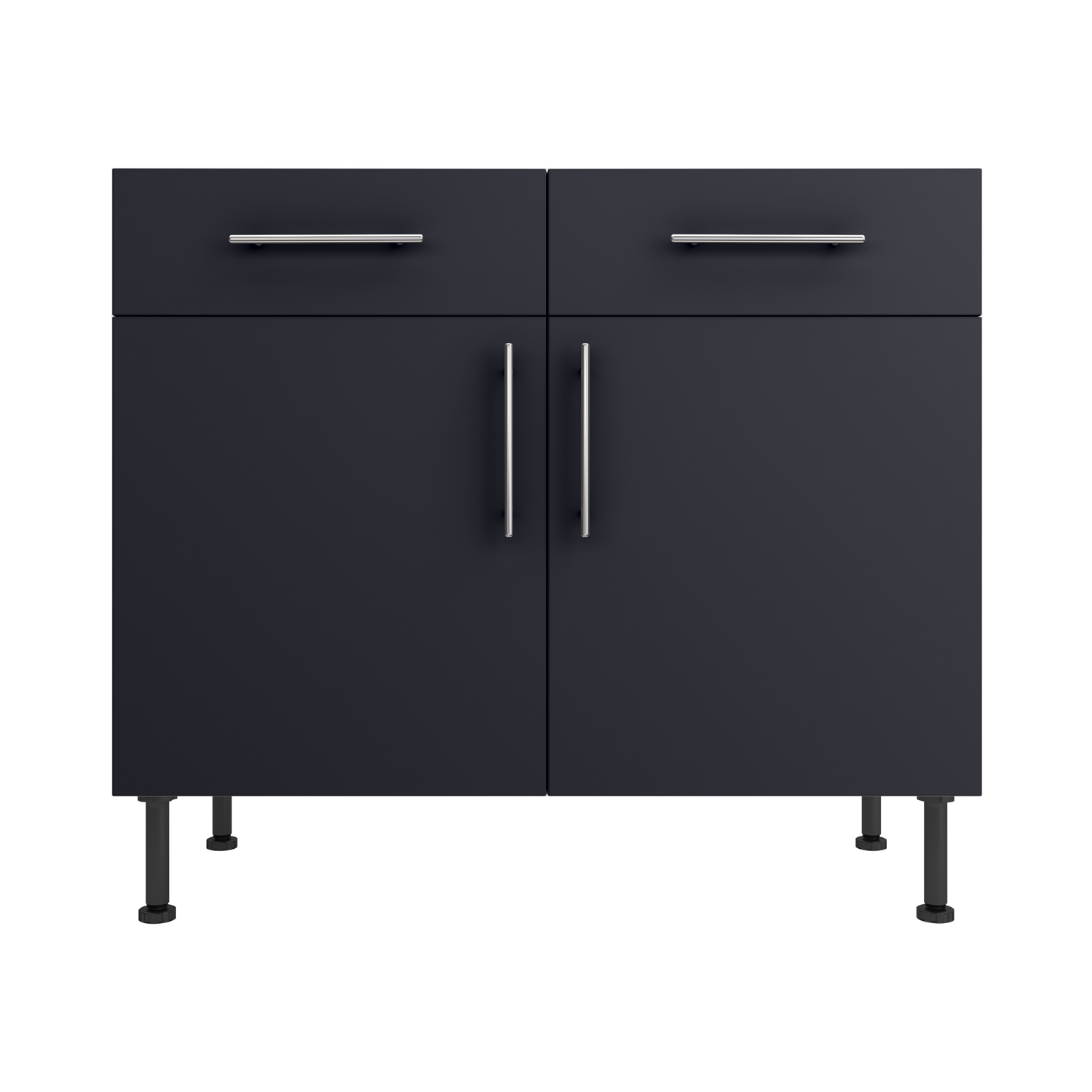 Base Drawerline 1000 Assembled Kitchen Unit Matt Indigo Blue