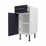 Base Drawerline 350 Assembled Kitchen Unit Matt Indigo Blue