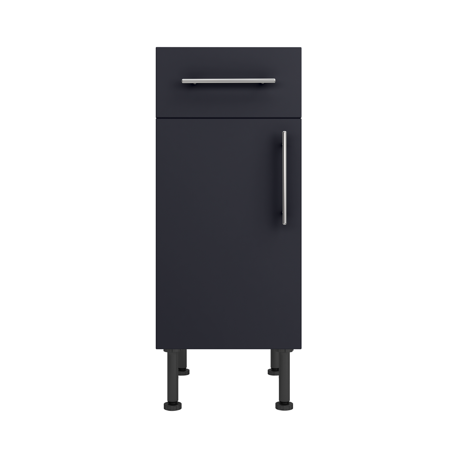 Base Drawerline 350 Assembled Kitchen Unit Matt Indigo Blue