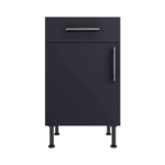 Base Drawerline 500 Assembled Kitchen Unit Matt Indigo Blue